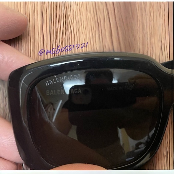 Balenciaga Authentic Black Sunglasses BRAND NEW - Picture 3 of 3